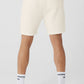 Quilted Stadium Shorts — Ivory
