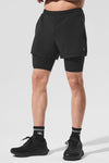 5" Revival 2 — In — 1 Shorts — Black/Black