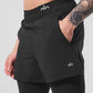 5" Revival 2 — In — 1 Shorts — Black/Black