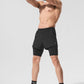 5" Revival 2 — In — 1 Shorts — Black/Black