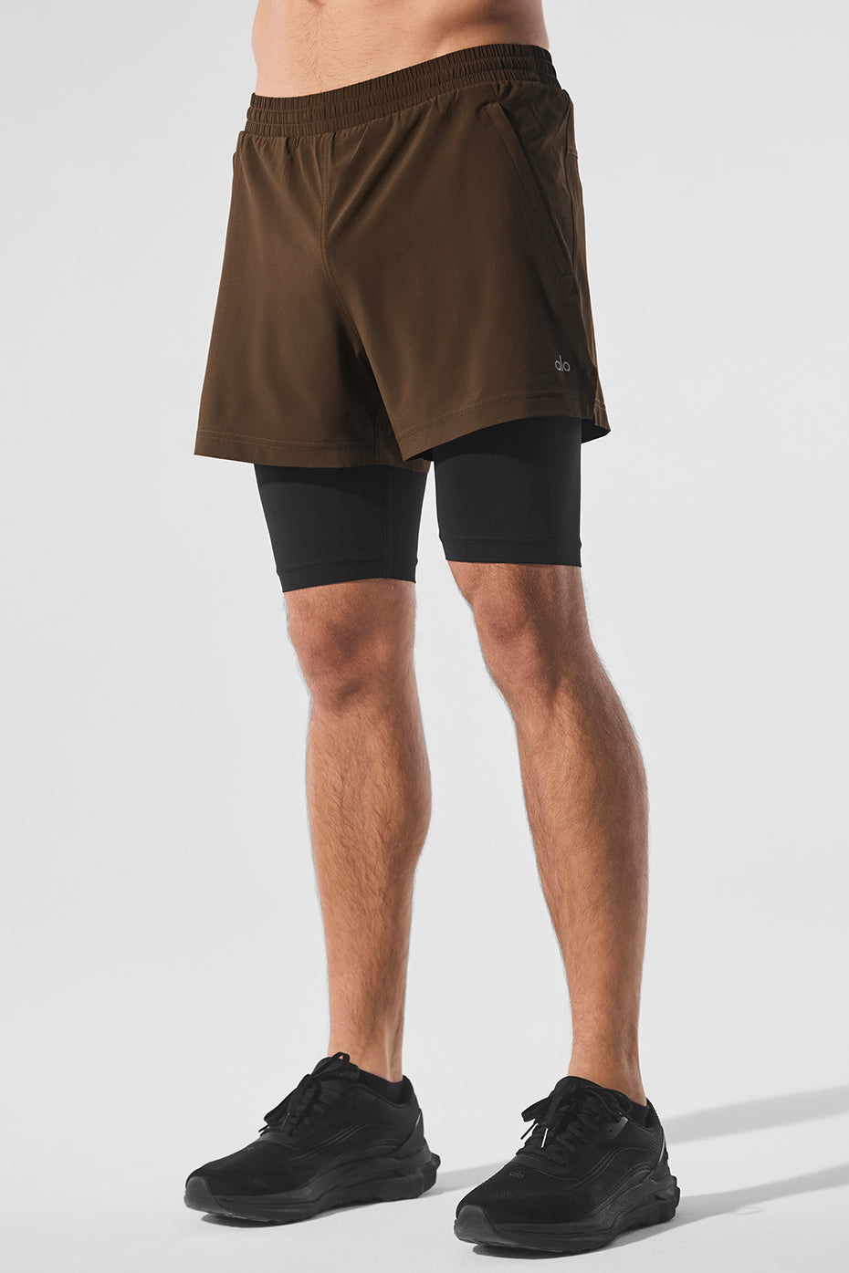 5" Revival 2 — in — 1 Shorts — Espresso/Black