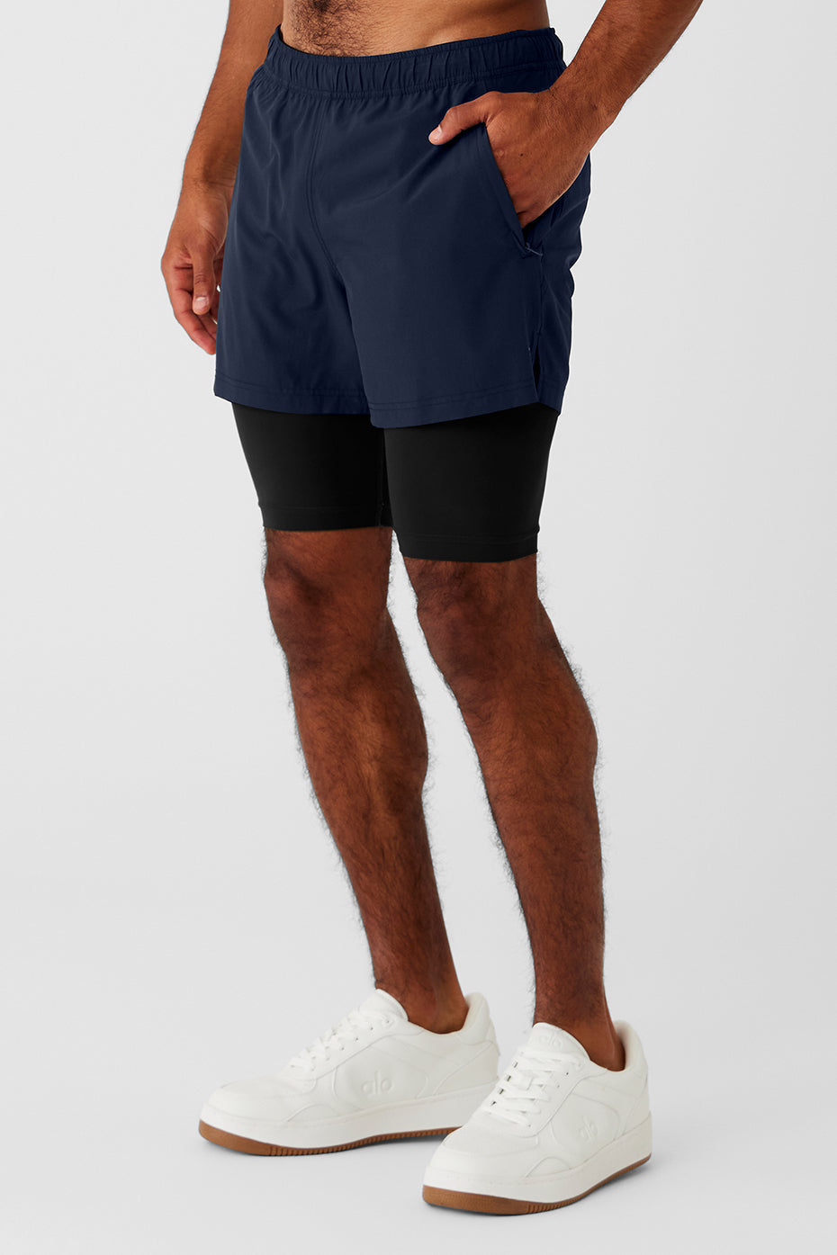 5" Revival 2 — in — 1 Shorts — Navy/Black