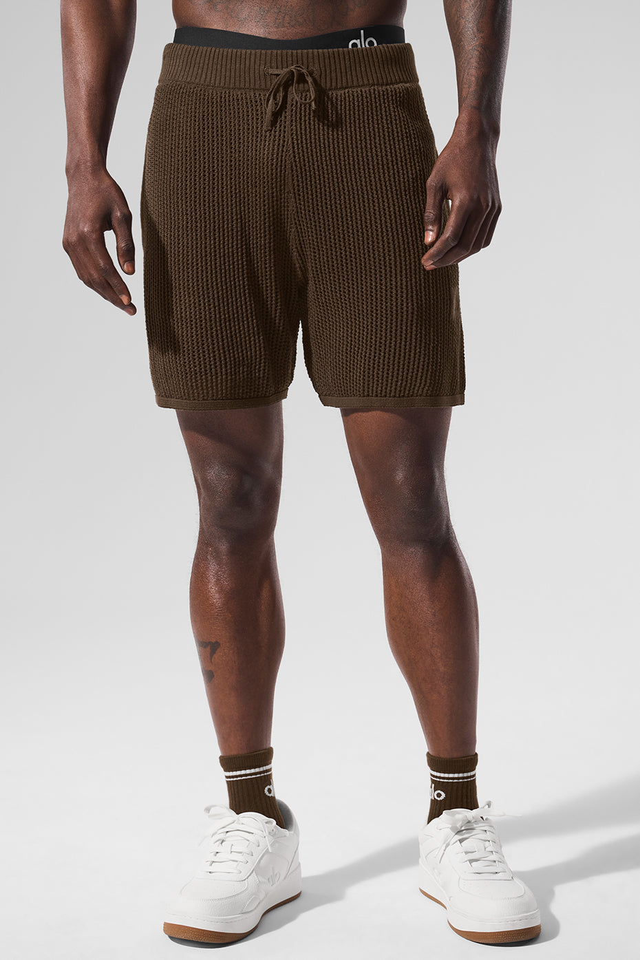 Open — Knit Shorts — Espresso