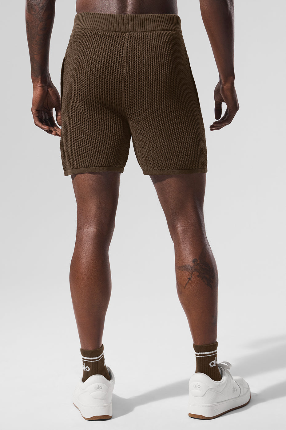 Open — Knit Shorts — Espresso