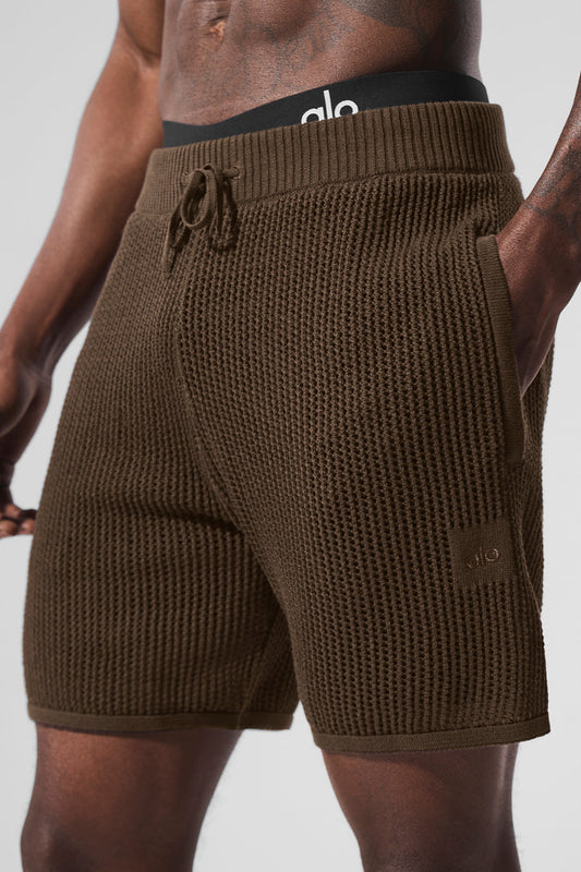 Open — Knit Shorts — Espresso