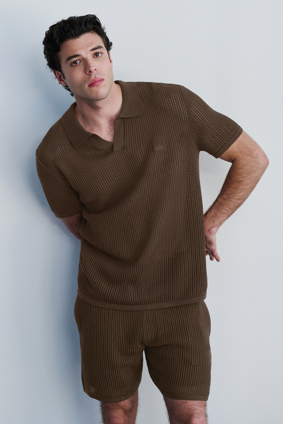 Open — Knit Shorts — Espresso