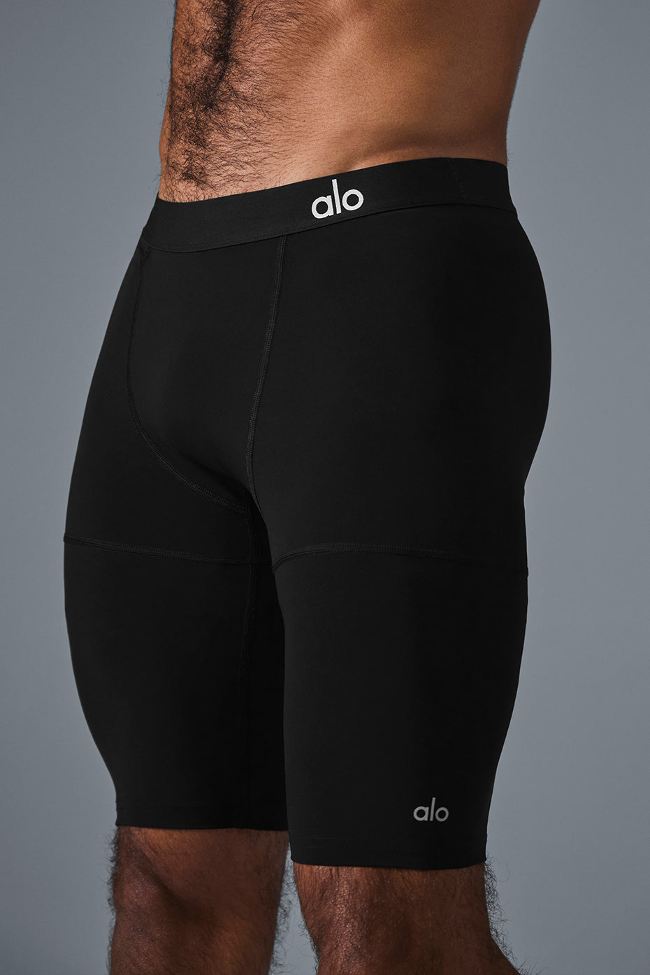 9" Flight Compression Shorts — Black