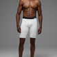 9" Flight Compression Shorts — White