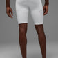 9" Flight Compression Shorts — White