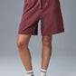 Chill Shorts — Burgundy Truffle
