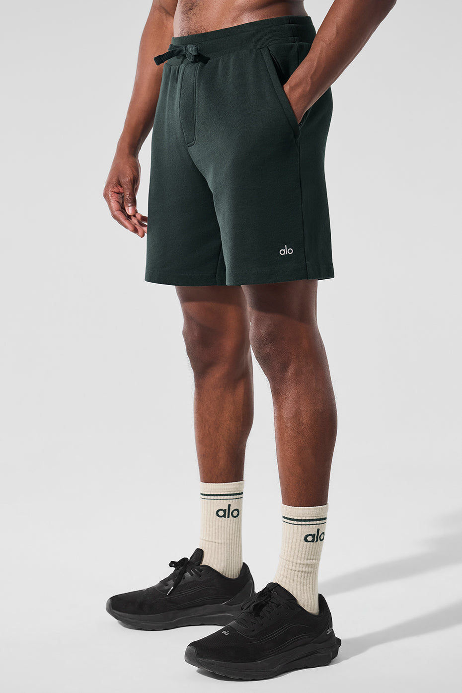 Chill Shorts — Charcoal Green