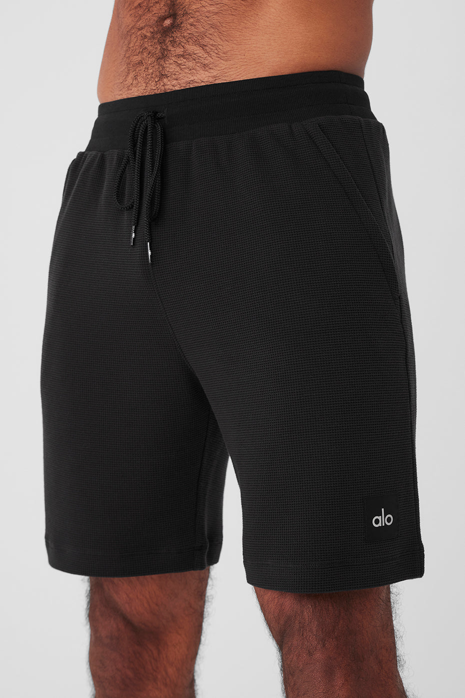 7" Micro Waffle Fast Break Shorts — Black