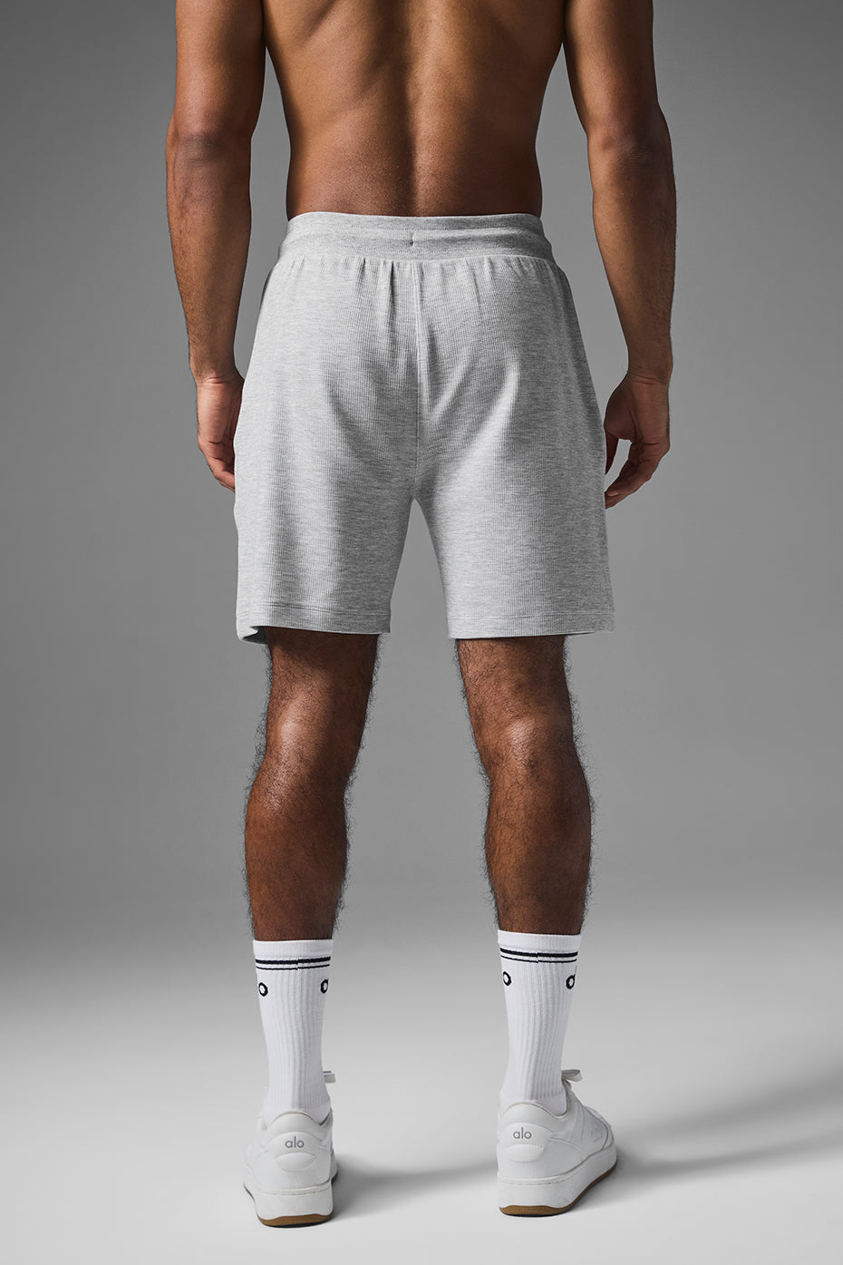 7" Micro Waffle Fast Break Shorts — Athletic Heather Grey