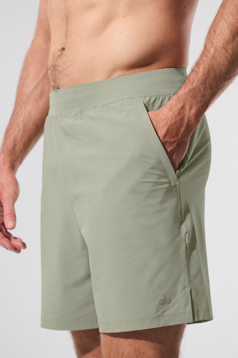 7" Repetition Shorts — Limestone