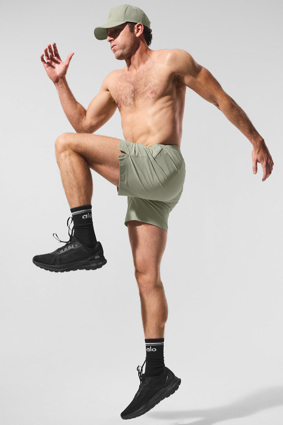 7" Repetition Shorts — Limestone