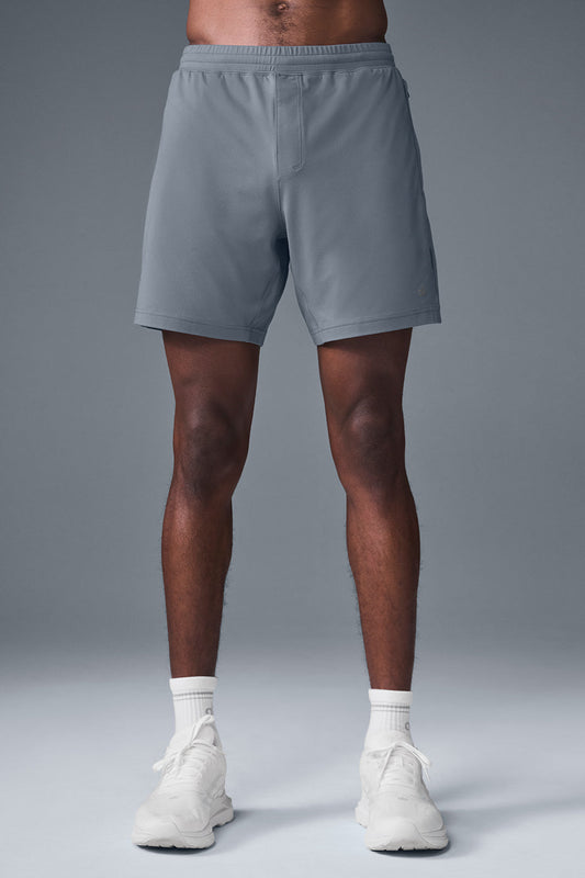 7" Conquer React Performance Shorts — Steel Grey