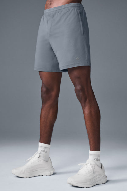 7" Conquer React Performance Shorts — Steel Grey