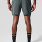 7" Conquer React Performance Shorts — Charcoal Green Heather