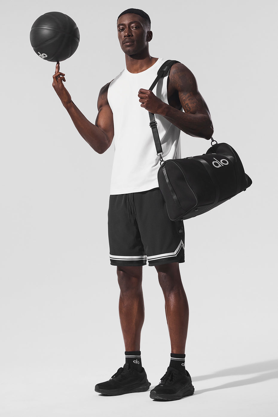 9" Traction Arena Shorts — Black