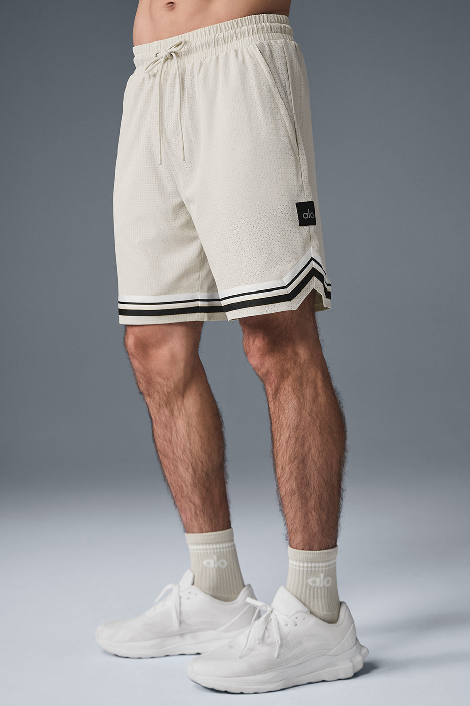 9" Traction Arena Shorts — Bone