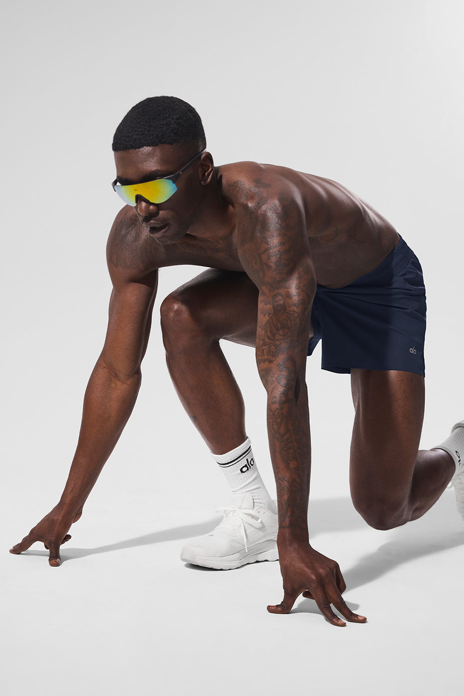 5" Adapt Running Shorts — Navy