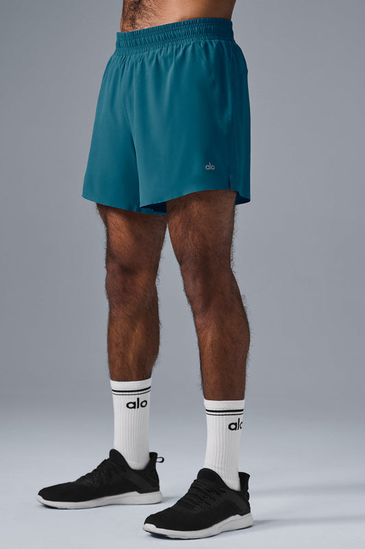 5" Adapt Running Shorts — Oceanic Teal