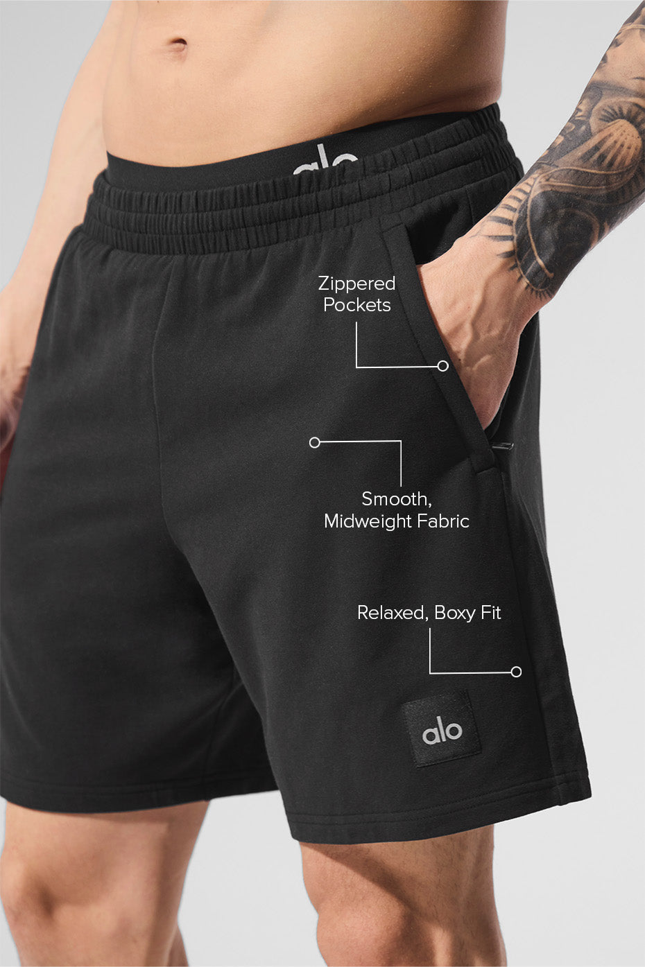 7" Double Take Shorts — Black