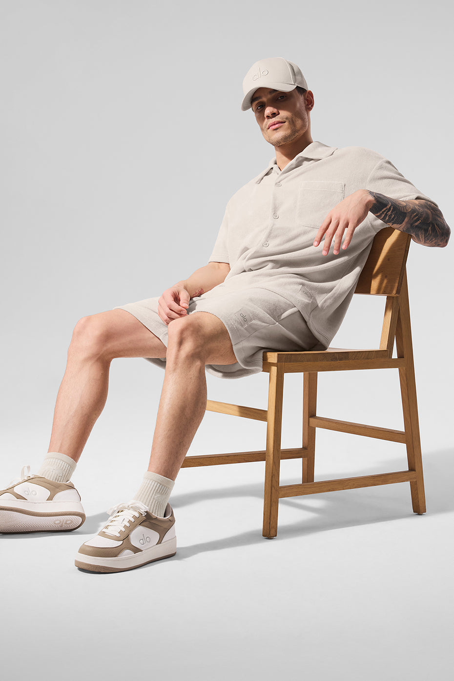 7" Coastal Terry Shorts — Bone
