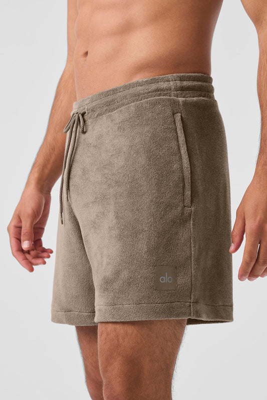 7" Coastal Terry Shorts — Gravel