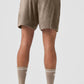 7" Coastal Terry Shorts — Gravel