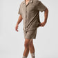 7" Coastal Terry Shorts — Gravel