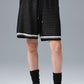 7" Sports Club Sweater Knit Basketball Shorts — Black