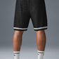 7" Sports Club Sweater Knit Basketball Shorts — Black