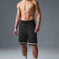 7" Sports Club Sweater Knit Basketball Shorts — Black