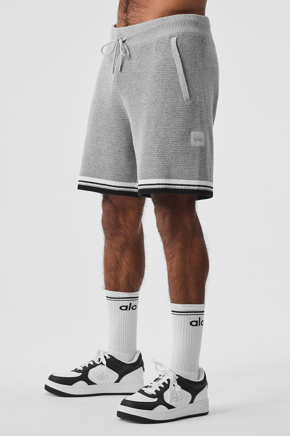 7" Sports Club Sweater Knit Basketball Shorts — Athletic Heather Grey