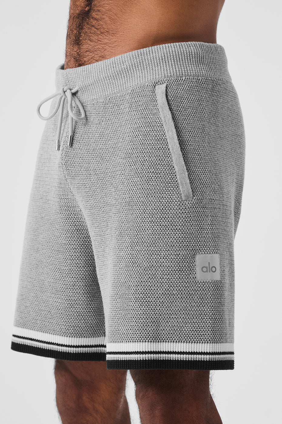 7" Sports Club Sweater Knit Basketball Shorts — Athletic Heather Grey