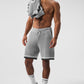 7" Sports Club Sweater Knit Basketball Shorts — Athletic Heather Grey