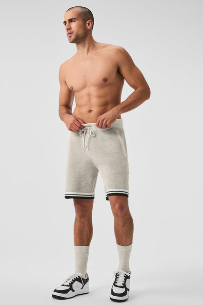7" Sports Club Sweater Knit Basketball Shorts — Bone