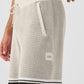 7" Sports Club Sweater Knit Basketball Shorts — Bone
