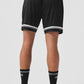 7" Key Mesh Basketball Shorts — Black