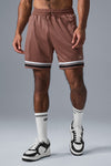 7" Key Mesh Basketball Shorts — Chestnut