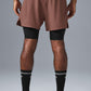 5" Revival 2 — In — 1 Shorts — Chestnut/Black
