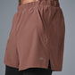 5" Revival 2 — In — 1 Shorts — Chestnut/Black