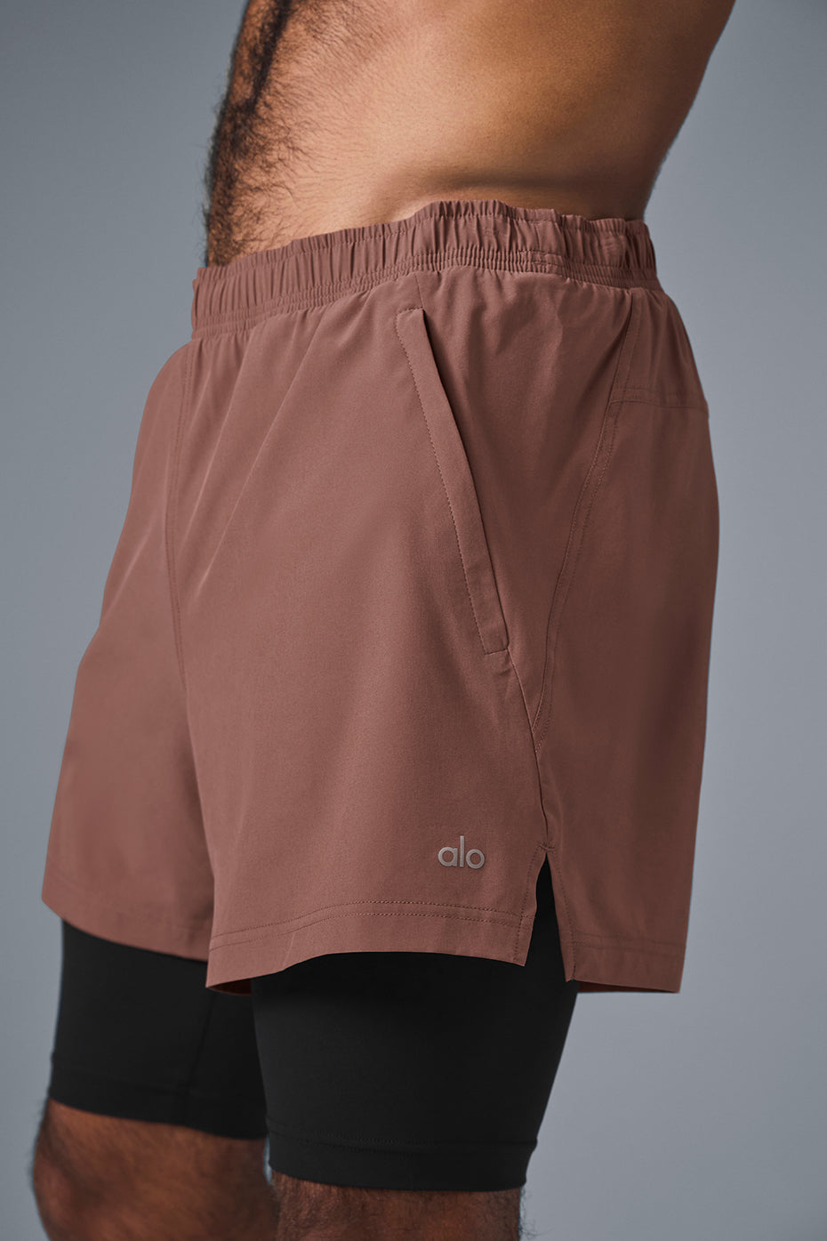 5" Revival 2 — In — 1 Shorts — Chestnut/Black