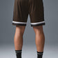 7" Key Mesh Basketball Shorts — Espresso