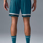 7" Key Mesh Basketball Shorts — Oceanic Teal