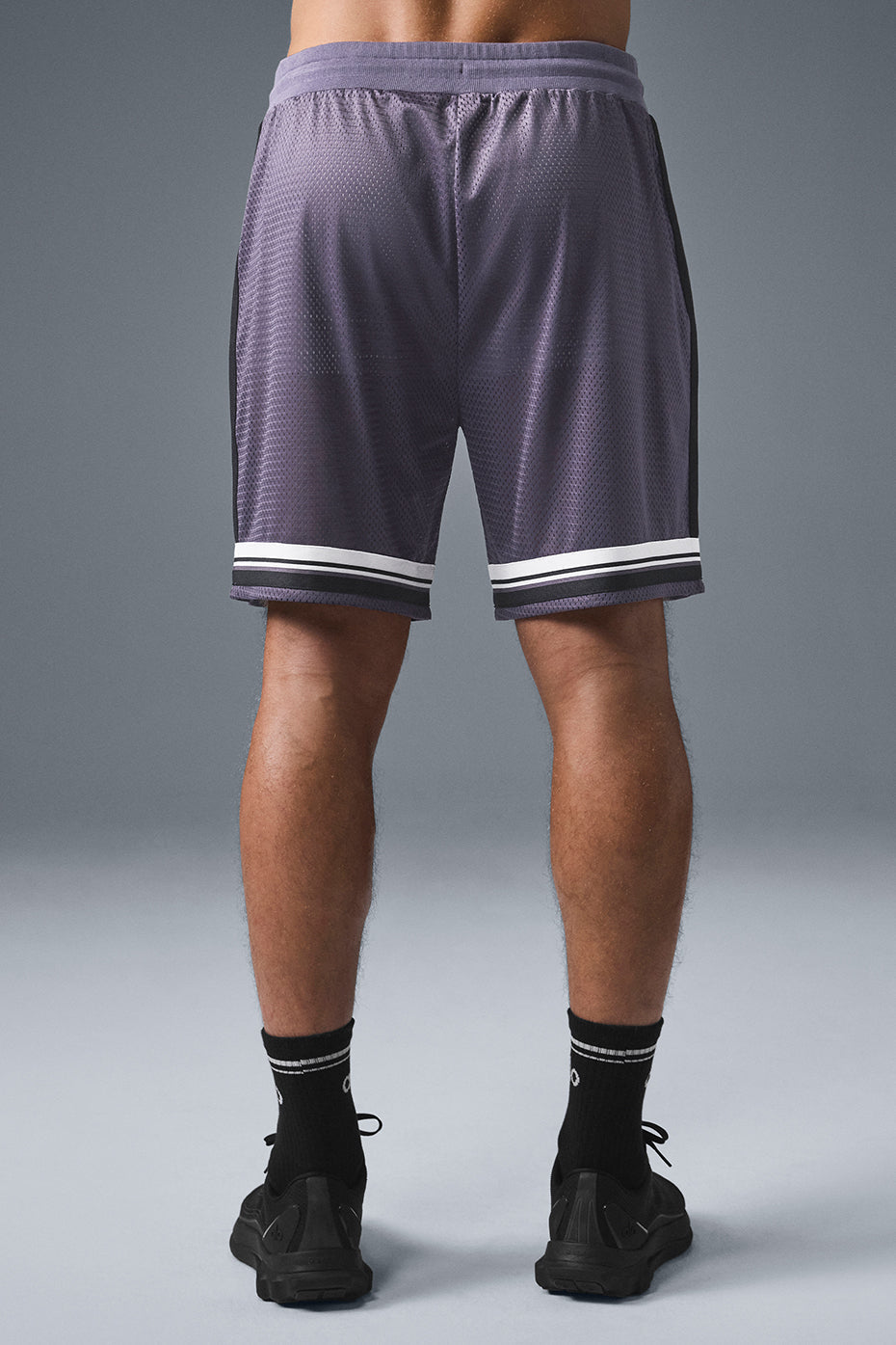 7" Key Mesh Basketball Shorts — Italian Plum