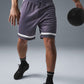 7" Key Mesh Basketball Shorts — Italian Plum