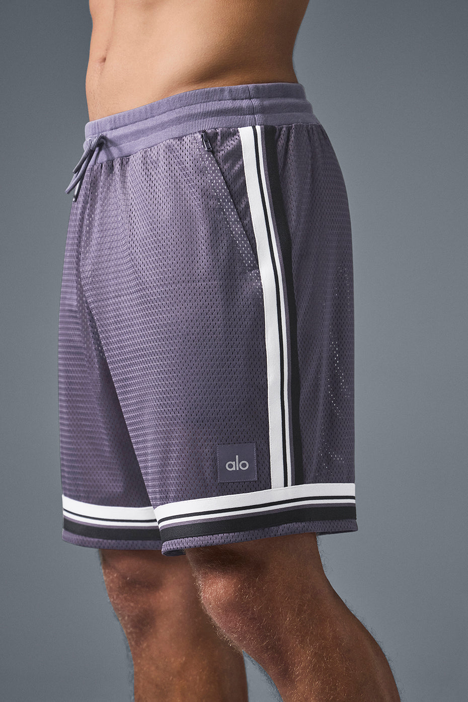7" Key Mesh Basketball Shorts — Italian Plum
