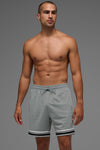 7" Key Mesh Basketball Shorts — Lunar Grey